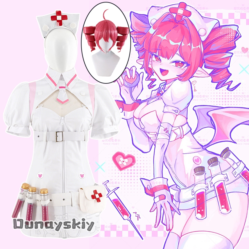Anime Cosplay Nurse - Buro Cosplay Costume Virtual Idol Cosplay