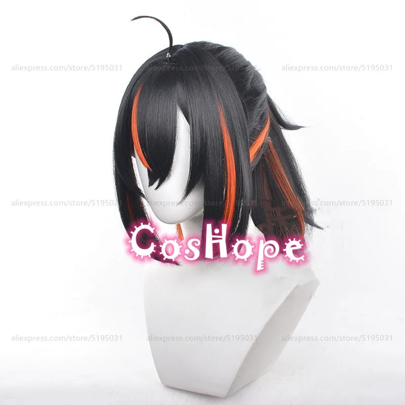 Anime Cosplay Long Black Hair - d;4'v\6.h/Zhu Yuan 55cm Long Hair with