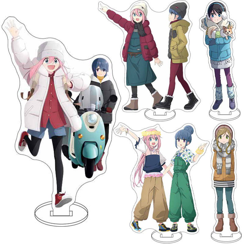 Anime Cosplay Rental - 16CM Anime ‌Yuru Camp Figure Rin