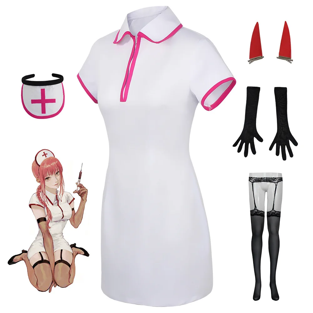 Anime Cosplay Nurse - Role-playing Uniform Chainsaw Man Cosplay Costume