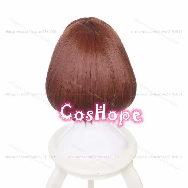 Anime Cosplay Nun - e,4;v'6\k/MHA OCHACO URARAKA Women Short Bob