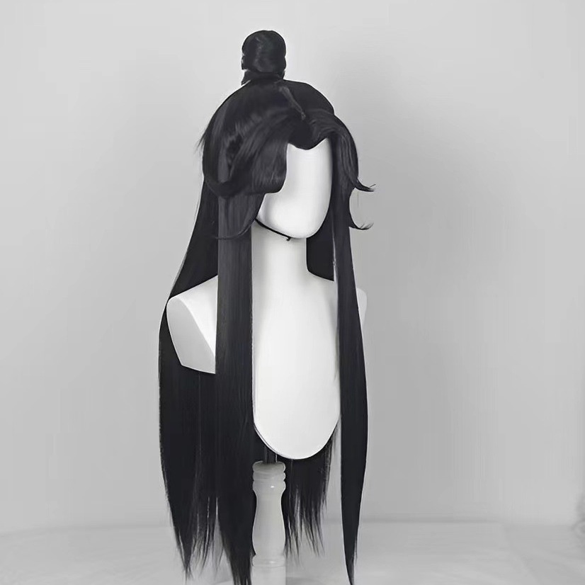 Anime Cosplay Manga - Long Straight Black Hair for Halloween
