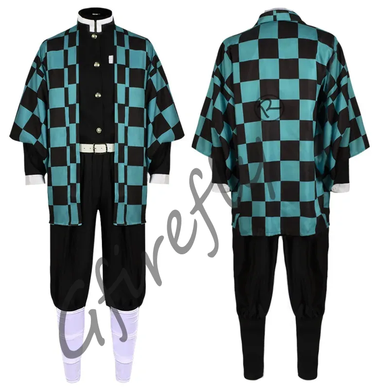 Kamado Tanjirou Cosplay Costum - Anime Cosplay With Mask 评论和价格