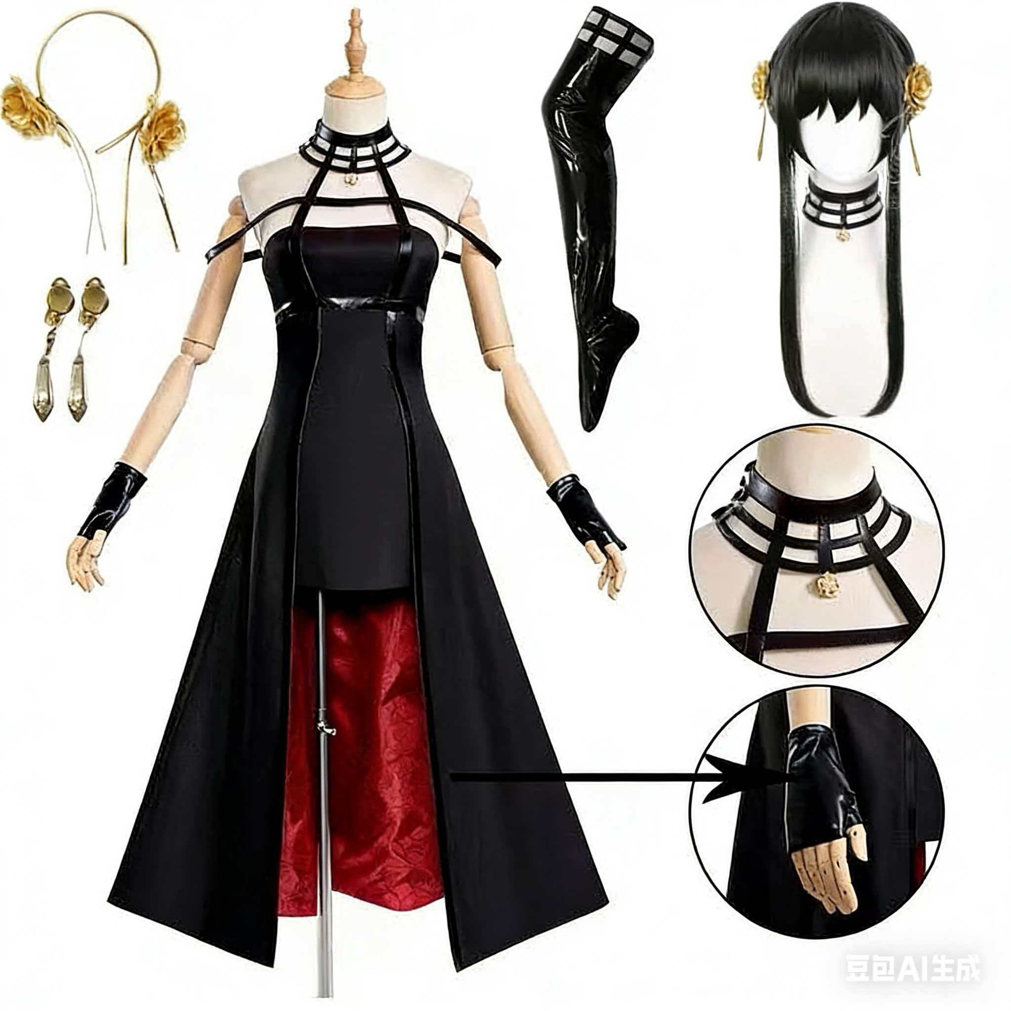 Yor Forger Cosplay Costume Hea - Spy Family Outfit 评论和价格