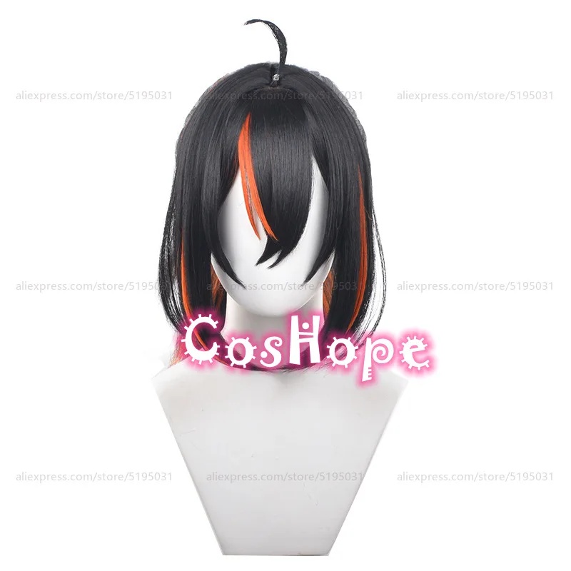 d;4'v\6.h/Zhu Yuan 55cm Long H - Anime Cosplay Long Black Hair 评论和价格