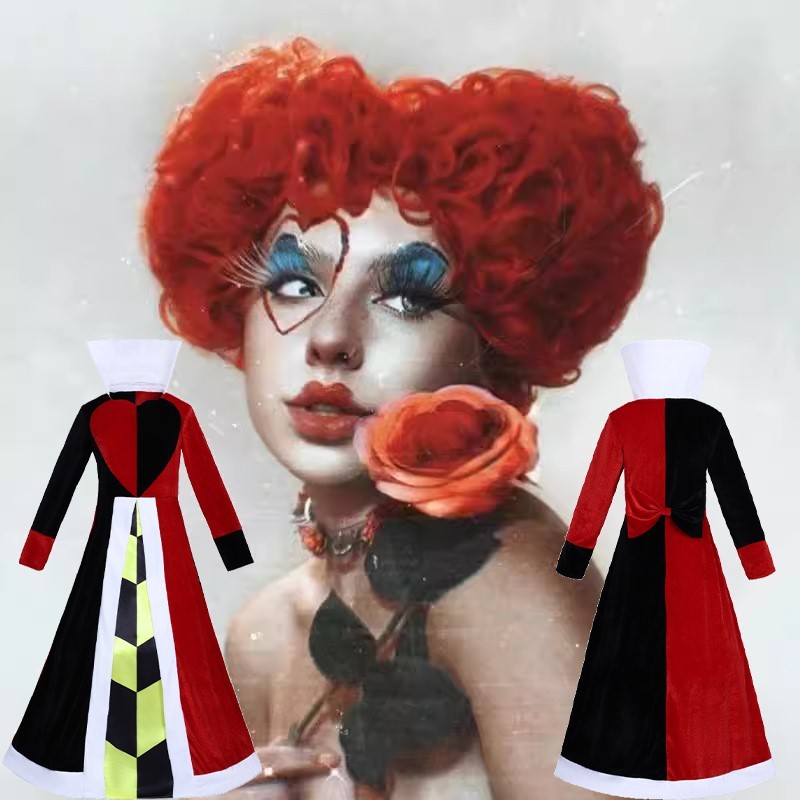 Queen Anime Red Heart Movie Co - Anime Cosplay Red Hair 评论和价格