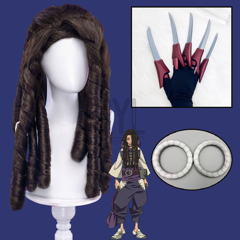 Anime Gachiakuta Jabber Wonger - Anime Cosplay Long Black Hair 评论和价格