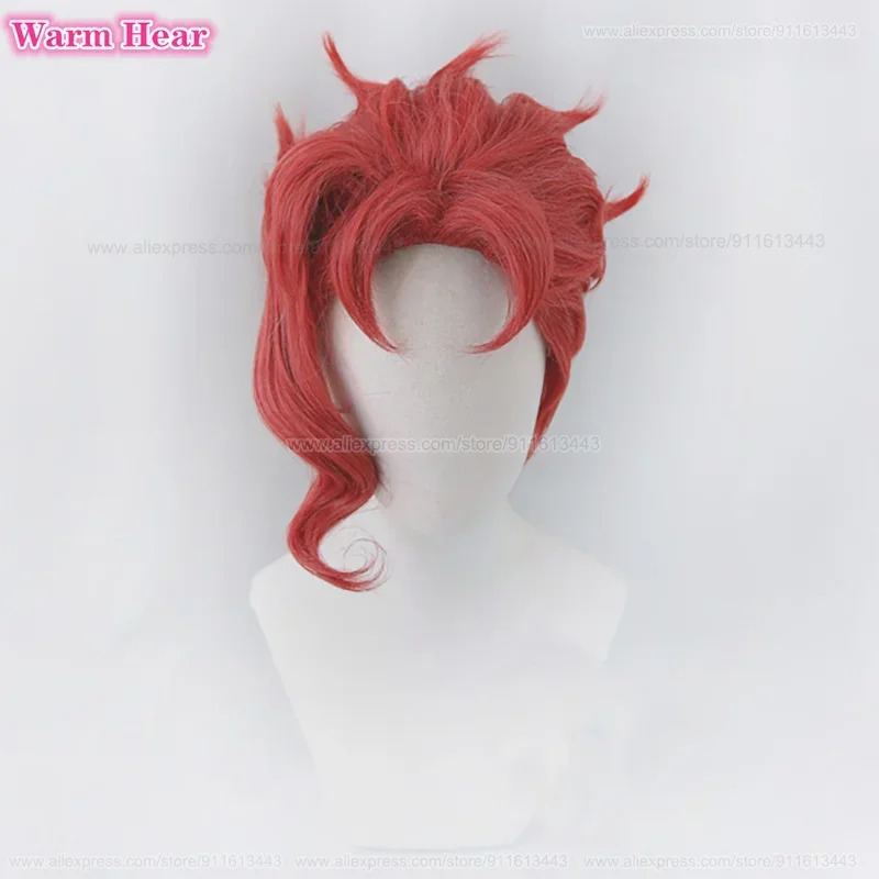 Noriaki Kakyoin Synthetic Unis - Anime Cosplay Red Hair 评论和价格