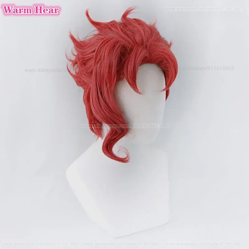 Noriaki Kakyoin Synthetic Unis - Anime Cosplay Red Hair 评论和价格