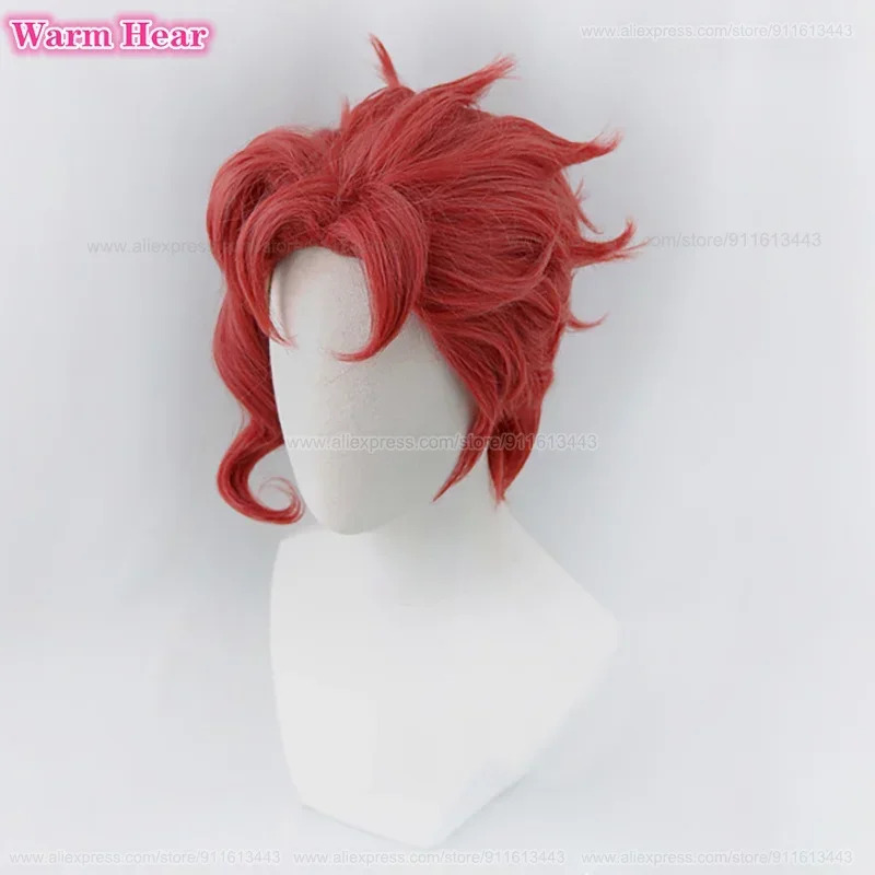 Noriaki Kakyoin Synthetic Unis - Anime Cosplay Red Hair 评论和价格
