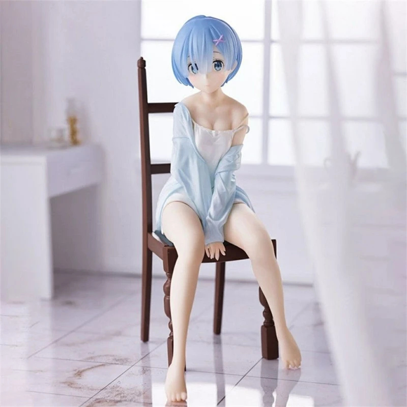 17cm Re Zero Rem Figure Sittin - Anime Cosplay Re Zero 评论和价格