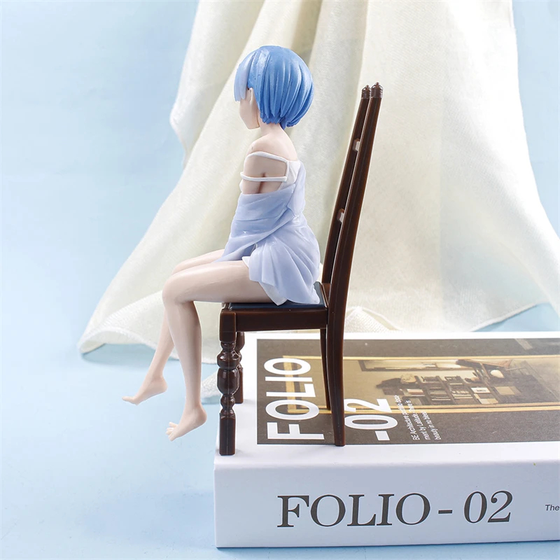 17cm Re Zero Rem Figure Sittin - Anime Cosplay Re Zero 评论和价格