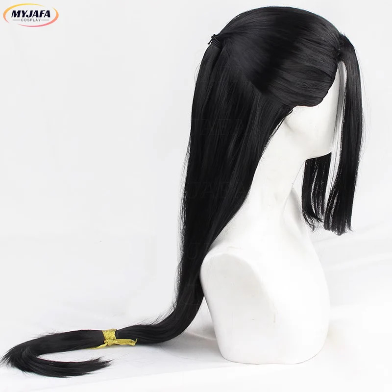 CyJin Guangyao Cosplay Wig Jin - Anime Cosplay Long Black Hair 评论和价格