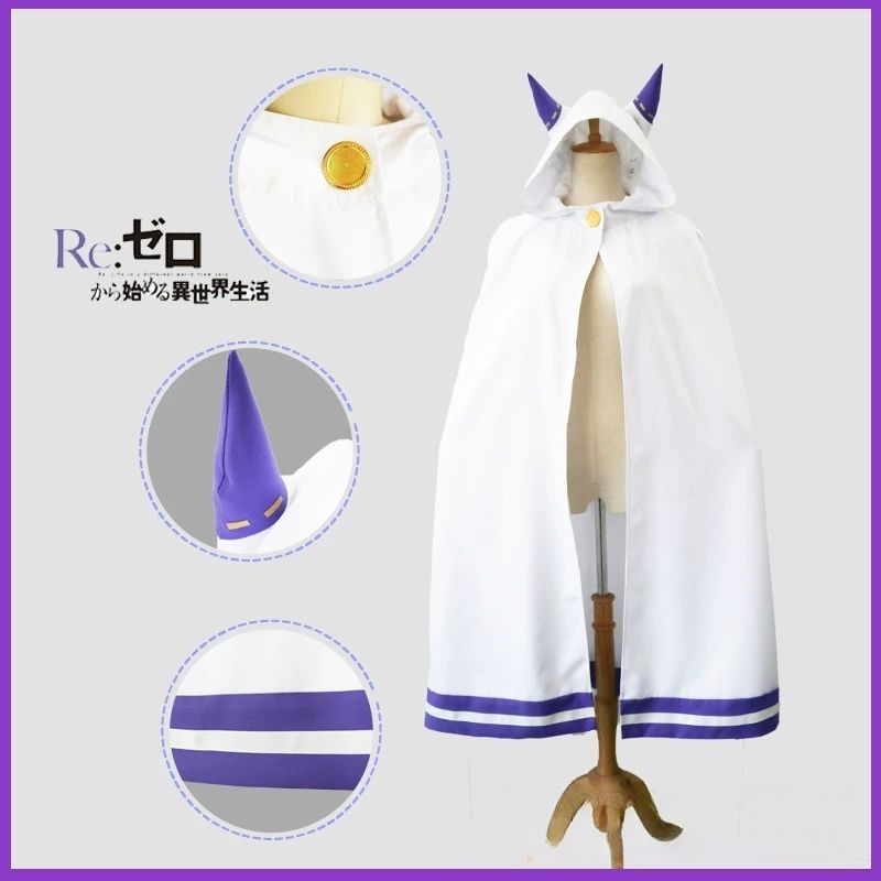 Emilia Cosplay Re Life in a di - Anime Cosplay Re Zero 评论和价格