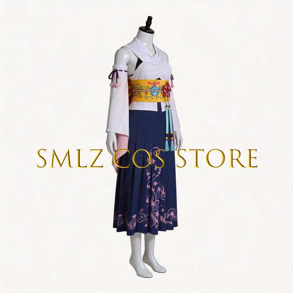 Smlz FFX Yuna Cosplay Anime FF - Anime Cosplay Girl Costume 评论和价格
