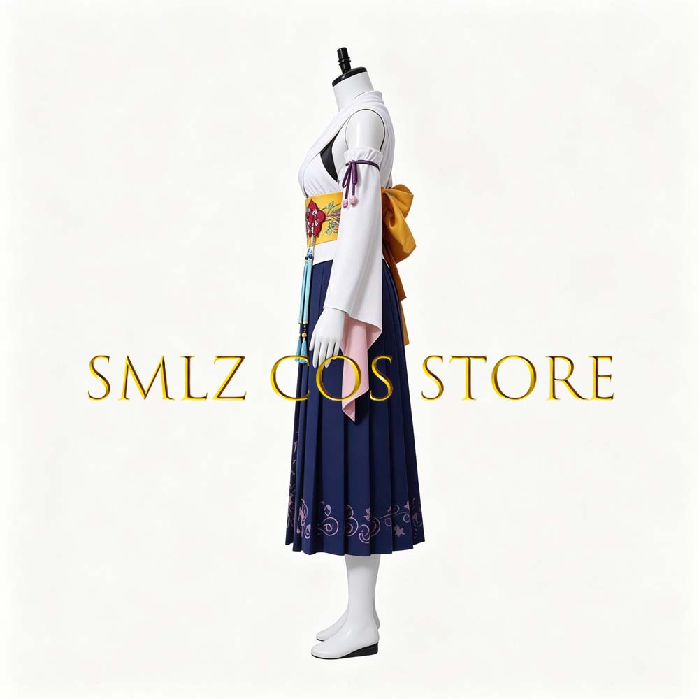 Smlz FFX Yuna Cosplay Anime FF - Anime Cosplay Girl Costume 评论和价格