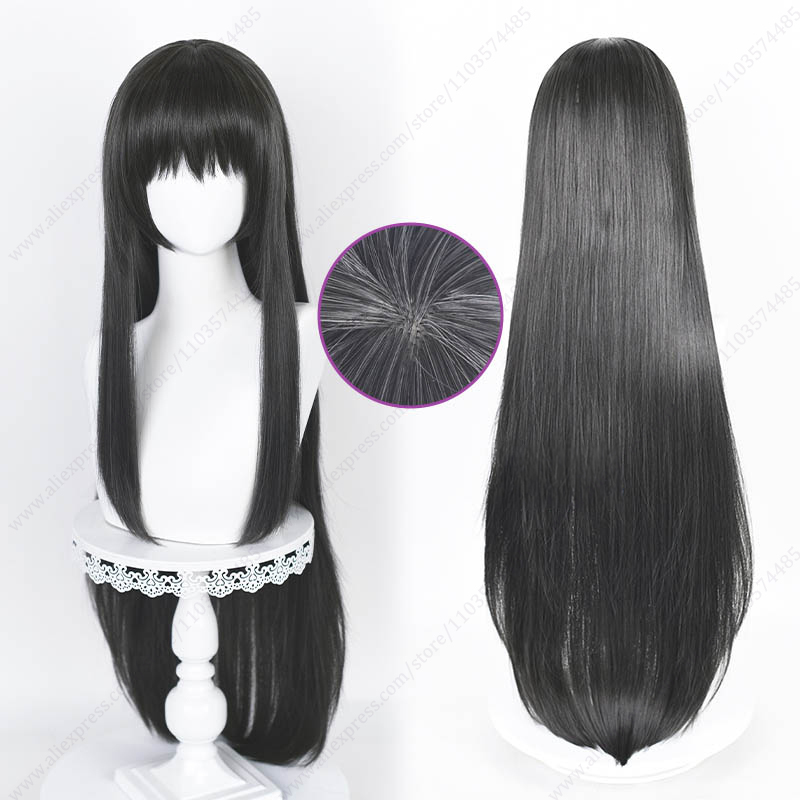 Akemi Homura 90cm Long Straigh - Anime Cosplay Long Black Hair 评论和价格