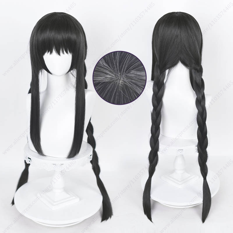 Akemi Homura 90cm Long Straigh - Anime Cosplay Long Black Hair 评论和价格