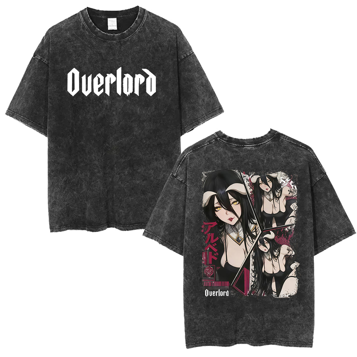 Vintage Washed Anime Overlord  - Anime Cosplay Albedo 评论和价格