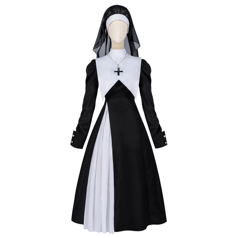 European and American Women's  - Anime Cosplay Nun 评论和价格