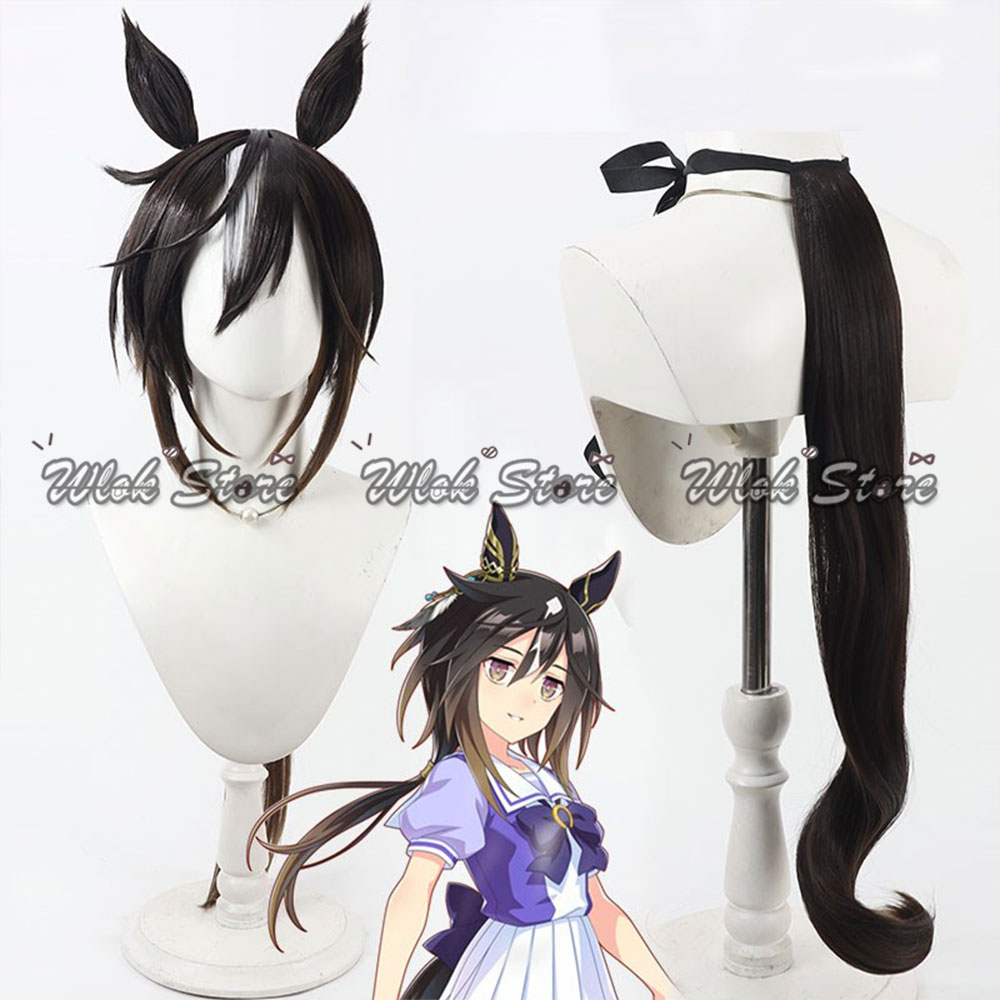 Umamusume Pretty Derby Stay Go - Anime Cosplay Long Black Hair 评论和价格