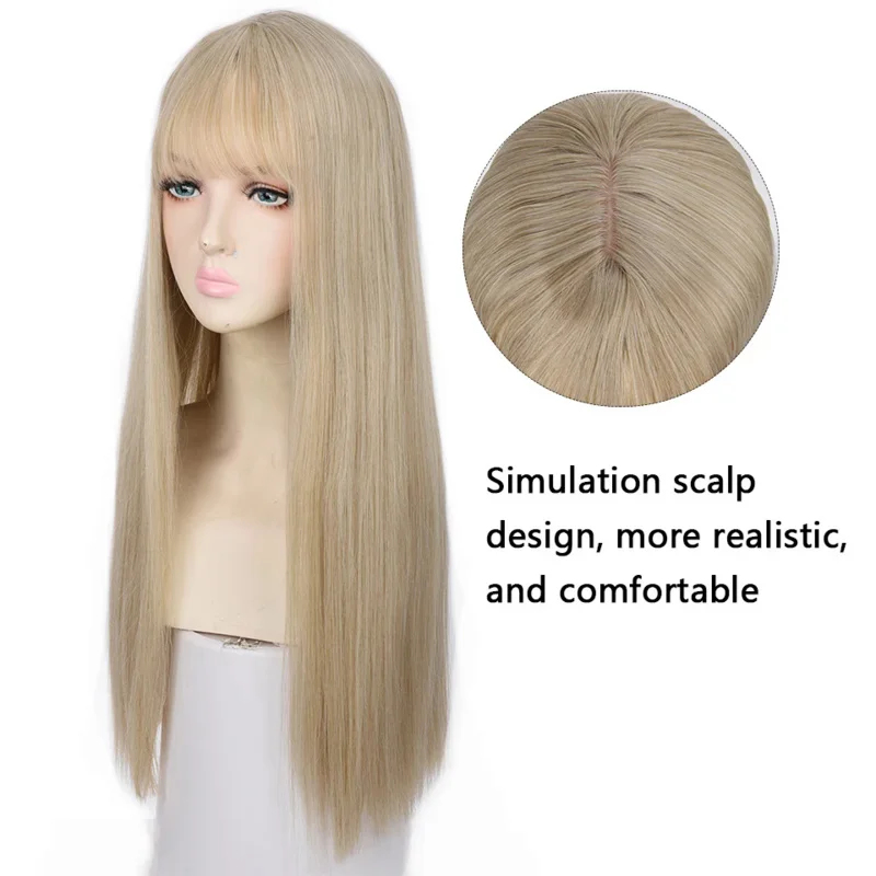 2026 Houyan synthetic long str - Anime Cosplay Long Black Hair 评论和价格