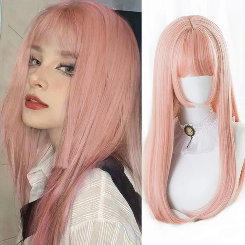 2026 Houyan synthetic long str - Anime Cosplay Long Black Hair 评论和价格