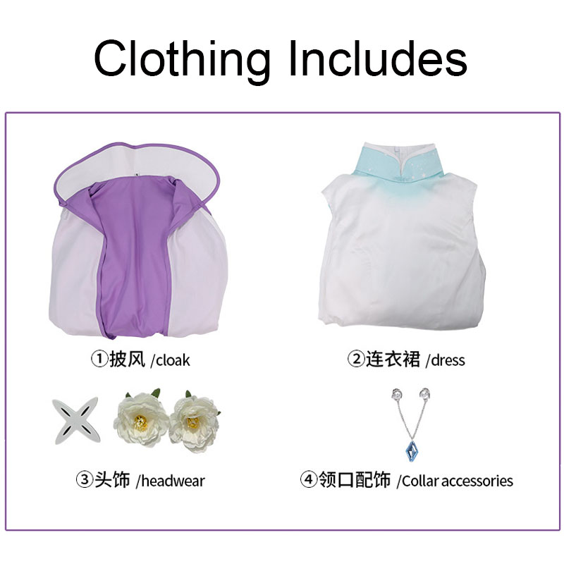 Halloween Emilia Cosplay Dress - Anime Cosplay Re Zero 评论和价格