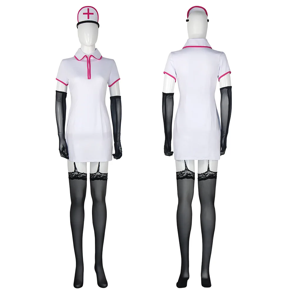 Role-playing Uniform Chainsaw  - Anime Cosplay Nurse 评论和价格