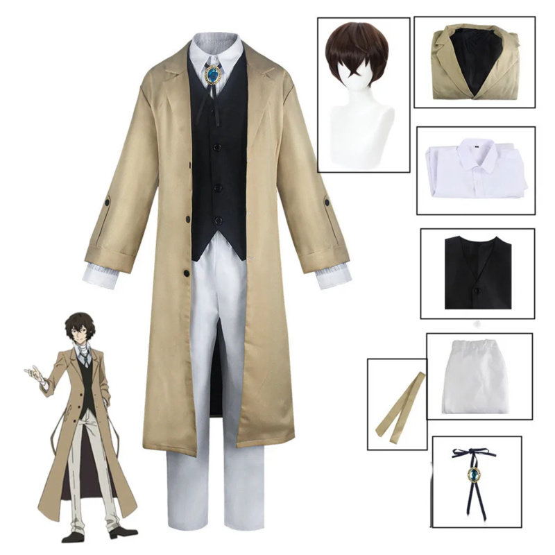 Bungo Stray Dogs Cosplay Dazai - Anime Cosplay Manga 评论和价格