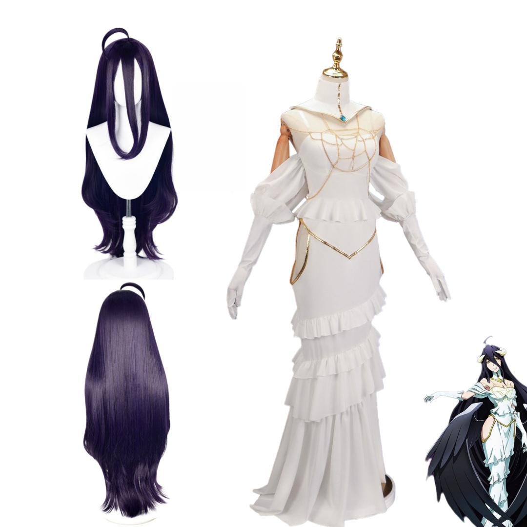 Overlord Arubedo Pure-White De - Anime Cosplay Albedo 评论和价格