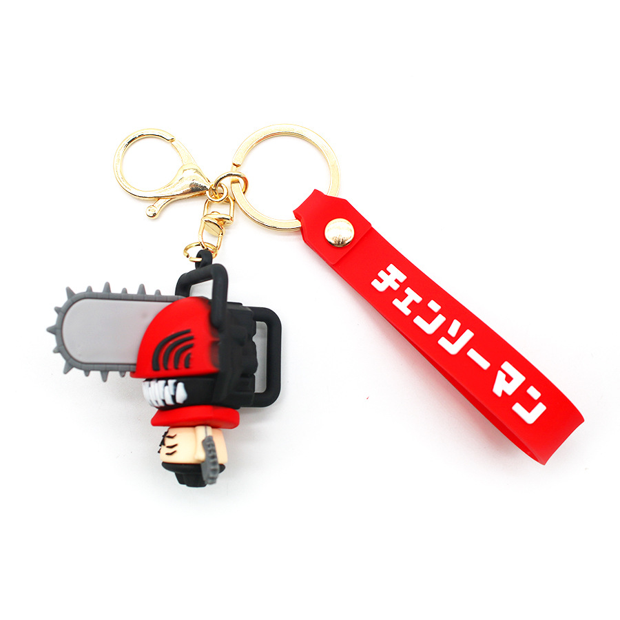 Chainsaw Man Keychains Cartoon - Anime Cosplay Chainsaw Man 评论和价格