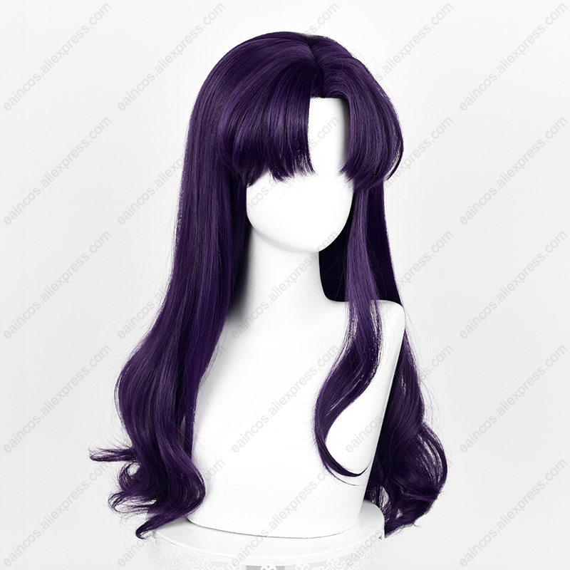EVA Misato Katsuragi Cosplay W - Anime Cosplay Long Black Hair 评论和价格