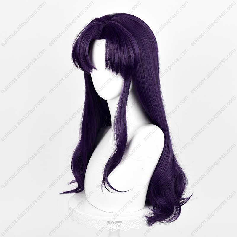 EVA Misato Katsuragi Cosplay W - Anime Cosplay Long Black Hair 评论和价格