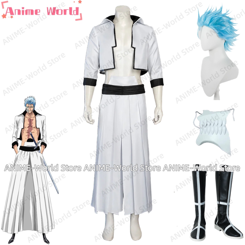《Custom Size》Anime Grimmjow Ja - Anime Cosplay With Mask 评论和价格