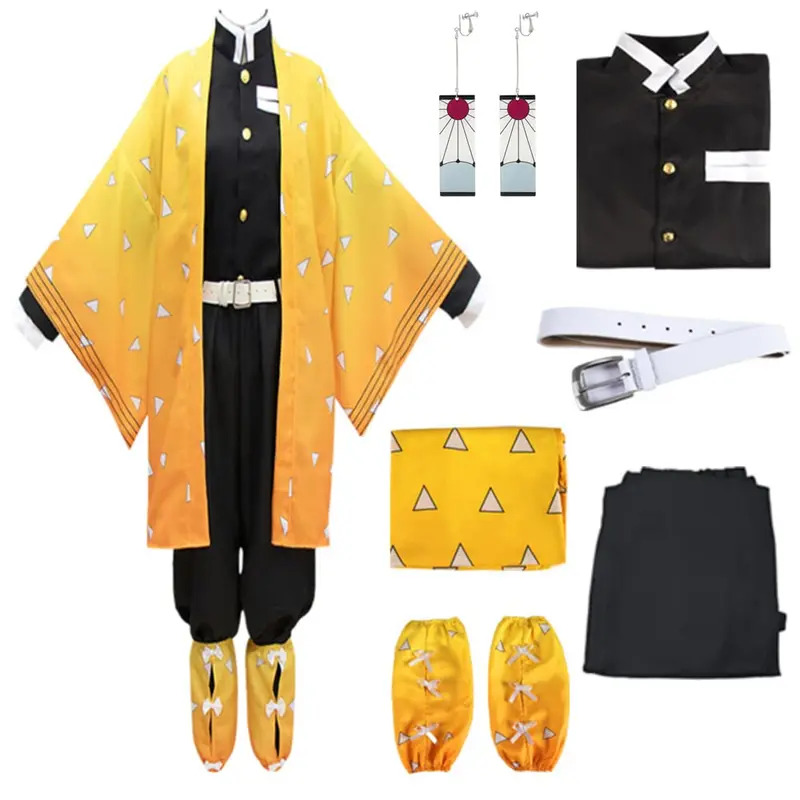 New Halloween Cosplay Anime De - Cosplay Anime Zenitsu 评论和价格