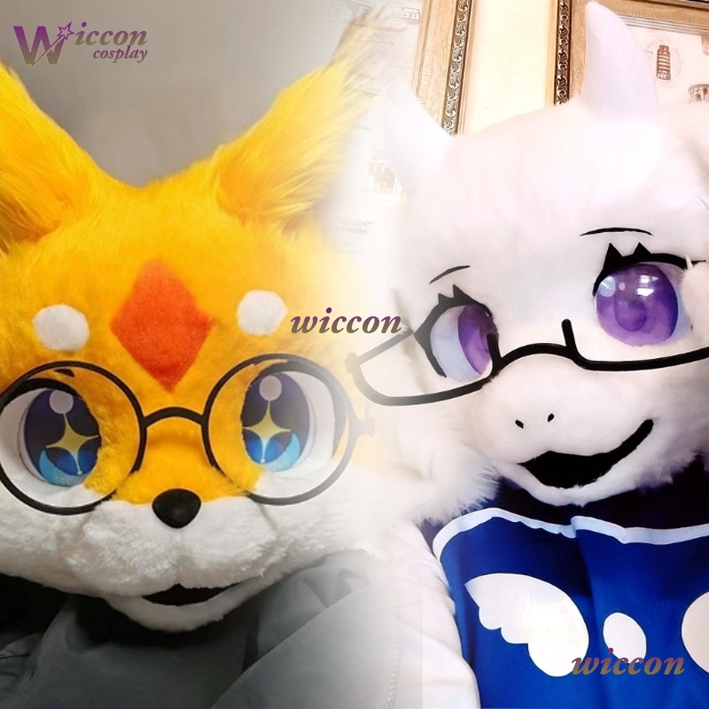 OHaYo 25cm Glasses Fursuit Acc - Anime Cosplay With Mask 评论和价格