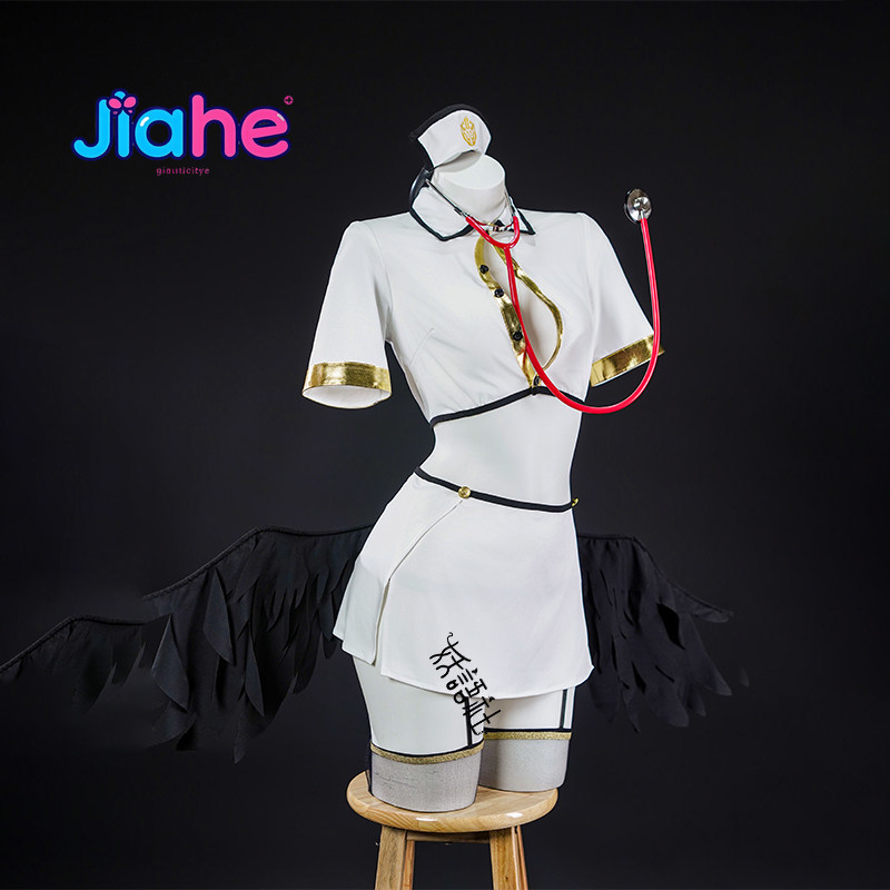 Anime Overlord albedo Cosplay  - Anime Cosplay Nurse 评论和价格